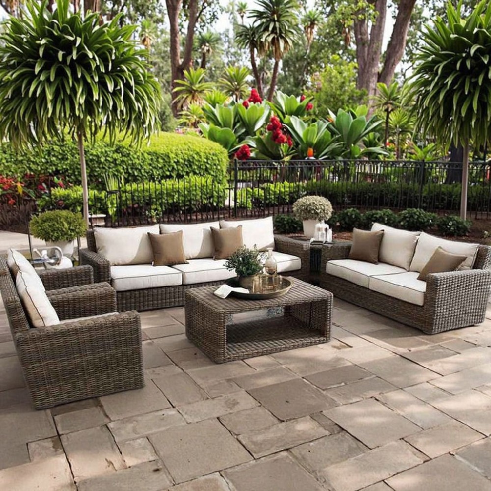 High Quality Outdoor Patio Furniture Rattan Garden Sofas Sets for Sale